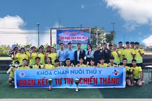 Lễ khai mạc “Giải bóng đá chào tân sinh viên K53, K54" năm học 2022 - 2023
