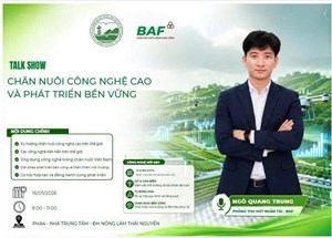 BAF  🎤  Talk show: “CHĂN NUÔI CÔNG NGHỆ CAO VÀ PHÁT TRIỂN BỀN VỮNG” 🌍