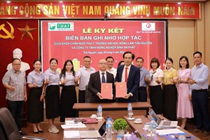 💥TĂNG CƯỜNG KẾT NỐI DOANH NGHIỆP: KHOA CHĂN NUÔI THÚ Y KÝ KẾT HỢP TÁC VỚI CÔNG TY TNHH NÔNG NGHIỆP BÌNH AN PHÁT 🎉