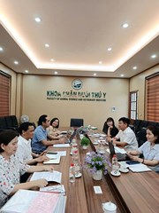 CHI BỘ KHOA CHĂN NUÔI THÚ Y THAM GIA KIỂM TRA VIỆC TRIỂN KHAI, THỰC HIỆN CÁC ĐỀ ÁN TOÀN KHÓA